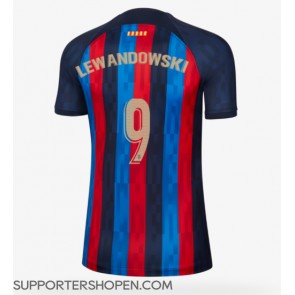 Barcelona Robert Lewandowski #9 Hemma Matchtröja Dam 2022-23 Kortärmad